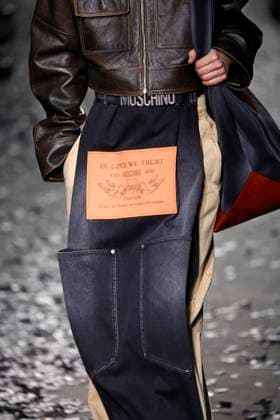 Moschino Ready to wear fall winter 2025:26 MILAN February 2025 Moschino Ready to wear fall winter 2025:26 MILAN February 2025, Credit:Zeppelin Avalon  Copyright: xZeppelinx xAvalonx 0970457256