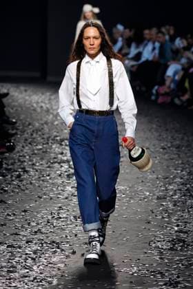 Moschino Ready to wear fall winter 2025:26 MILAN February 2025 Moschino Ready to wear fall winter 2025:26 MILAN February 2025, Credit:Zeppelin Avalon  Copyright: xZeppelinx xAvalonx 0970459417