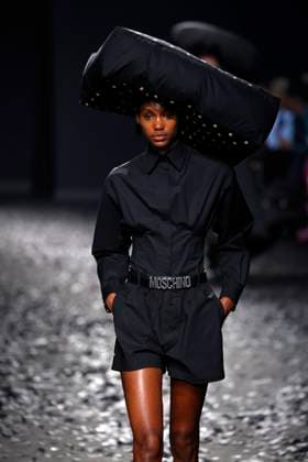 Moschino Ready to wear fall winter 2025:26 MILAN February 2025 Moschino Ready to wear fall winter 2025:26 MILAN February 2025, Credit:Zeppelin Avalon  Copyright: xZeppelinx xAvalonx 0970456149