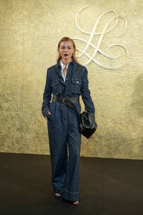 Milan, Milan Women s Fashion Week: Fall Winter 2025 26 - Women s Fashion, Fall Winter 2025 26 - Luisa Spagnoli fashion show - arrivals in the photo:  Copyright: xRiccardoxGIordanox xipa-agency.netx xModaxMilanox IPA_Agency_IPA54732867