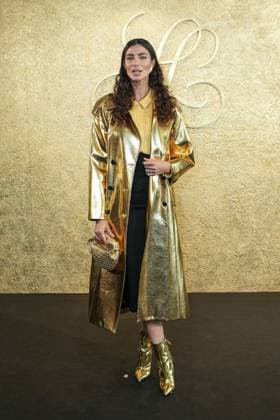 Milan, Milan Women s Fashion Week: Fall Winter 2025 26 - Women s Fashion, Fall Winter 2025 26 - Luisa Spagnoli fashion show - arrivals in the photo: Ilaria Capponi  Copyright: xRiccardoxGIordanox xipa-agency.netx xModaxMilanox IPA_Agency_IPA54732974