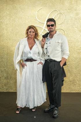 Milan, Milan Women s Fashion Week: Fall Winter 2025 26 - Women s Fashion, Fall Winter 2025 26 - Luisa Spagnoli fashion show - arrivals in the photo: Mariano Di Vaio Eleonora Brunacci Di Vaio  Copyright: xRiccardoxGIordanox xipa-agency.netx xModaxMilanox IPA_Agency_IPA54732548