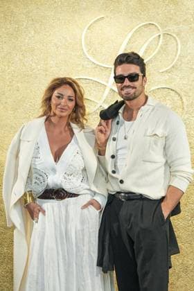 Milan, Milan Women s Fashion Week: Fall Winter 2025 26 - Women s Fashion, Fall Winter 2025 26 - Luisa Spagnoli fashion show - arrivals in the photo: Mariano Di Vaio Eleonora Brunacci Di Vaio  Copyright: xRiccardoxGIordanox xipa-agency.netx xModaxMilanox IPA_Agency_IPA54732564
