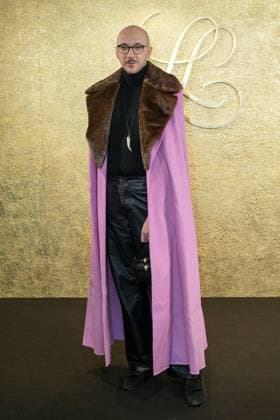 Milan, Milan Women s Fashion Week: Fall Winter 2025 26 - Luisa Spagnoli Fashion Show - Arrivals Milan, Milan Women s Fashion Week: Fall Winter 2025 26 - Women s Fashion, Fall Winter 2025 26 - Luisa Spagnoli fashion show - arrivals in the photo: Guest MILAN Italy  Copyright: xIPA ABACAx