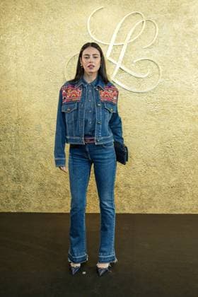 Milan, Italy: Milan, Milan Women s Fashion Week: Fall Winter 2025 26 - Women s Fashion, Fall Winter 2025 26 - Luisa Spagnoli fashion show - arrivals in the photo: Milan Italy  - ZUMAp169 20250301_zea_p169_198 Copyright: xRiccardoxGIordanox