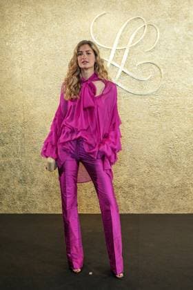 Milan, Italy: Milan, Milan Women s Fashion Week: Fall Winter 2025 26 - Women s Fashion, Fall Winter 2025 26 - Luisa Spagnoli fashion show - arrivals in the photo: Sveva Clavarino Milan Italy  - ZUMAp169 20250301_zea_p169_199 Copyright: xRiccardoxGIordanox