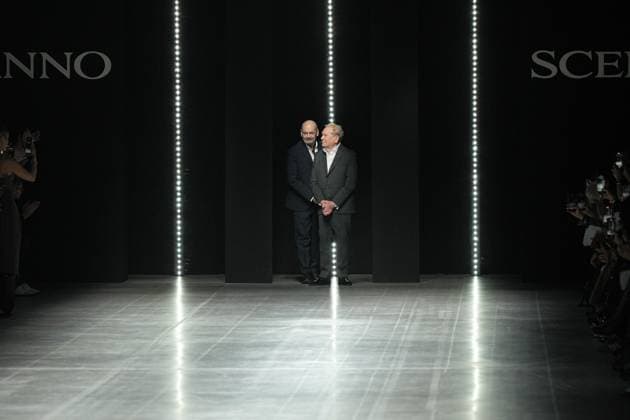 Milan, Milan Women s Fashion Week: Fall Winter 2025 26 - Women s Fashion, Fall Winter 2025 26 - Ermanno Scervino fashion show - fashion show in the photo: Ermanno Scervino  Copyright: xRiccardoxGIordanox xipa-agency.netx xRiccardoxGiordanox IPA_Agency_IPA54734331