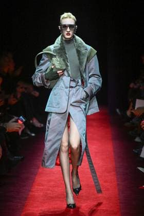 Milan, Milan Women s Fashion Week: Fall Winter 2025 - Women s Fashion, Fall Winter 2025.- Ferrari fashion show - catwalk. in the photo: model  Copyright: xSimonaxChiocciax xipa-agency.netx xSimonaxChiocciax IPA_Agency_IPA54736105