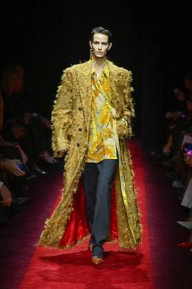 Milan, Italy: Milan, Milan Women s Fashion Week: Fall Winter 2025 - Women s Fashion, Fall Winter 2025.- Ferrari fashion show - catwalk. in the photo: model Milan Italy  - ZUMAp169 20250301_zea_p169_403 Copyright: xSimonaxChiocciax
