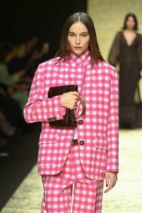Milan, Italy: Milan, Milan Women s Fashion Week: Fall Winter 2025 - Women s Fashion, Fall Winter 2025.- Luisa Spagnoli fashion show - catwalk. in the photo: model Milan Italy  - ZUMAp169 20250301_zea_p169_417 Copyright: xSimonaxChiocciax