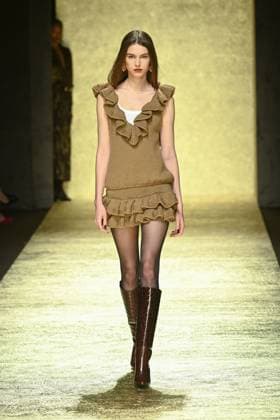 Milan, Italy: Milan, Milan Women s Fashion Week: Fall Winter 2025 - Women s Fashion, Fall Winter 2025.- Luisa Spagnoli fashion show - catwalk. in the photo: model Milan Italy  - ZUMAp169 20250301_zea_p169_420 Copyright: xSimonaxChiocciax