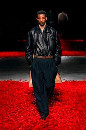 Salvatore Ferragamo Ready to wear fall winter 2025:26 MILAN February 2025 Salvatore Ferragamo Ready to wear fall winter 2025:26 MILAN February 2025, Credit:Zeppelin Avalon  Copyright: xZeppelinx xAvalonx 0970617723