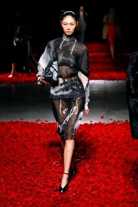 Salvatore Ferragamo Ready to wear fall winter 2025:26 MILAN February 2025 Salvatore Ferragamo Ready to wear fall winter 2025:26 MILAN February 2025, Credit:Zeppelin Avalon  Copyright: xZeppelinx xAvalonx 0970617914