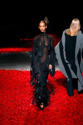 Salvatore Ferragamo Ready to wear fall winter 2025:26 MILAN February 2025 Salvatore Ferragamo Ready to wear fall winter 2025:26 MILAN February 2025, Credit:Zeppelin Avalon  Copyright: xZeppelinx xAvalonx 0970618416