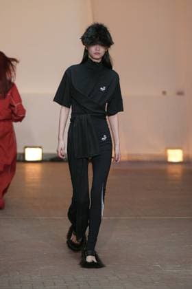 Milan, Milan Women s Fashion Week: Fall Winter 2025 26 - Women s Fashion, Fall Winter 2025 26 - MSGM fashion show - catwalk in the photo: Model  Copyright: xRiccardoxGIordanox xipa-agency.netx xRiccardoxGiordanox IPA_Agency_IPA54759663