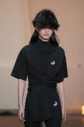 Milan, Milan Women s Fashion Week: Fall Winter 2025 26 - Women s Fashion, Fall Winter 2025 26 - MSGM fashion show - catwalk in the photo: Model  Copyright: xRiccardoxGIordanox xipa-agency.netx xRiccardoxGiordanox IPA_Agency_IPA54759670