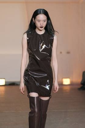 Milan, Milan Women s Fashion Week: Fall Winter 2025 26 - MSGM Fashion Show - Catwalk Milan, Milan Women s Fashion Week: Fall Winter 2025 26 - Women s Fashion, Fall Winter 2025 26 - MSGM fashion show - catwalk in the photo: Model MILAN Italy  Copyright: xIPA ABACAx