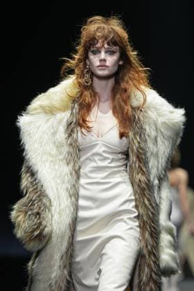 Milan, Milan Women s Fashion Week: Fall Winter 2025 26 - Women s Fashion, Fall Winter 2025 26 - Aniye Records fashion show - catwalk in the photo: Model  Copyright: xRiccardoxGIordanox xipa-agency.netx xRiccardoxGiordanox IPA_Agency_IPA54761918