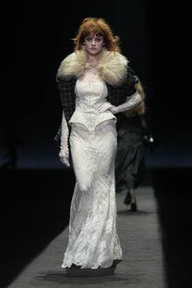 Milan, Milan Women s Fashion Week: Fall Winter 2025 26 - Women s Fashion, Fall Winter 2025 26 - Aniye Records fashion show - catwalk in the photo: Model  Copyright: xRiccardoxGIordanox xipa-agency.netx xRiccardoxGiordanox IPA_Agency_IPA54762117