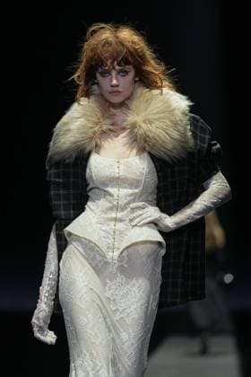 Milan, Milan Women s Fashion Week: Fall Winter 2025 26 - Women s Fashion, Fall Winter 2025 26 - Aniye Records fashion show - catwalk in the photo: Model  Copyright: xRiccardoxGIordanox xipa-agency.netx xRiccardoxGiordanox IPA_Agency_IPA54762122