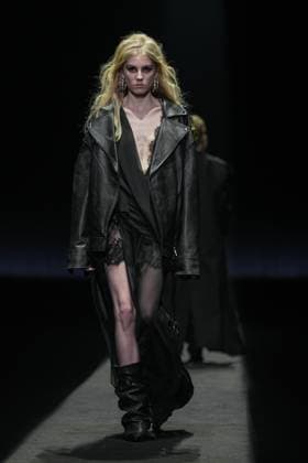 Milan, Milan Women s Fashion Week: Fall Winter 2025 26 - Women s Fashion, Fall Winter 2025 26 - Aniye Records fashion show - catwalk in the photo: Model  Copyright: xRiccardoxGIordanox xipa-agency.netx xRiccardoxGiordanox IPA_Agency_IPA54762156