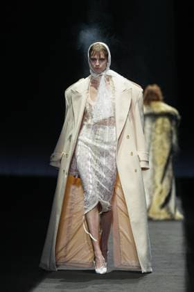 Milan, Milan Women s Fashion Week: Fall Winter 2025 26 - Women s Fashion, Fall Winter 2025 26 - Aniye Records fashion show - catwalk in the photo: Model  Copyright: xRiccardoxGIordanox xipa-agency.netx xRiccardoxGiordanox IPA_Agency_IPA54761923