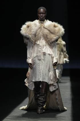 Milan, Milan Women s Fashion Week: Fall Winter 2025 26 - Women s Fashion, Fall Winter 2025 26 - Aniye Records fashion show - catwalk in the photo: Model  Copyright: xRiccardoxGIordanox xipa-agency.netx xRiccardoxGiordanox IPA_Agency_IPA54761938