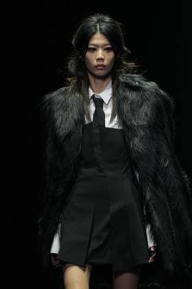 Milan, Milan Women s Fashion Week: Fall Winter 2025 26 - Women s Fashion, Fall Winter 2025 26 - Aniye Records fashion show - catwalk in the photo: Model  Copyright: xRiccardoxGIordanox xipa-agency.netx xRiccardoxGiordanox IPA_Agency_IPA54762207