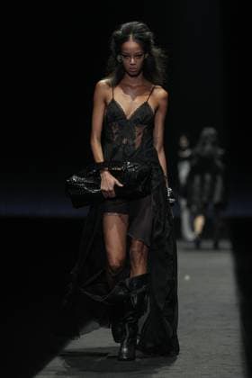 Milan, Milan Women s Fashion Week: Fall Winter 2025 26 - Women s Fashion, Fall Winter 2025 26 - Aniye Records fashion show - catwalk in the photo: Model  Copyright: xRiccardoxGIordanox xipa-agency.netx xRiccardoxGiordanox IPA_Agency_IPA54762214