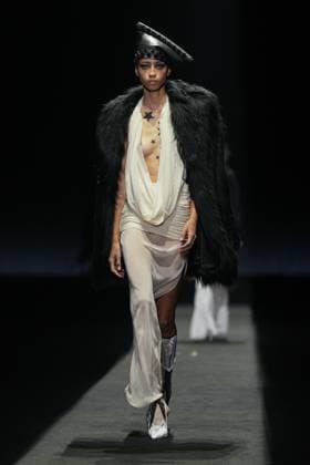 Milan, Milan Women s Fashion Week: Fall Winter 2025 26 - Women s Fashion, Fall Winter 2025 26 - Aniye Records fashion show - catwalk in the photo: Model  Copyright: xRiccardoxGIordanox xipa-agency.netx xRiccardoxGiordanox IPA_Agency_IPA54762230