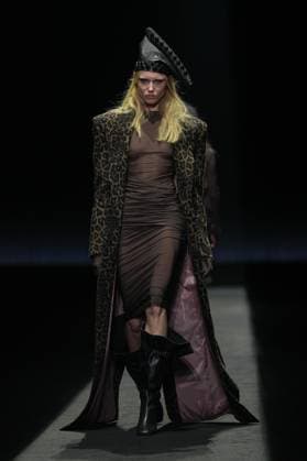 Milan, Milan Women s Fashion Week: Fall Winter 2025 26 - Women s Fashion, Fall Winter 2025 26 - Aniye Records fashion show - catwalk in the photo: Model  Copyright: xRiccardoxGIordanox xipa-agency.netx xRiccardoxGiordanox IPA_Agency_IPA54762047
