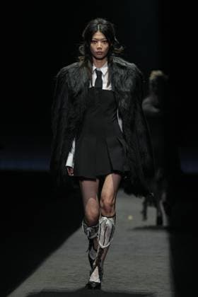 Milan, Milan Women s Fashion Week: Fall Winter 2025 26 - Women s Fashion, Fall Winter 2025 26 - Aniye Records fashion show - catwalk in the photo: Model  Copyright: xRiccardoxGIordanox xipa-agency.netx xRiccardoxGiordanox IPA_Agency_IPA54762202