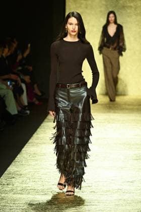 Milan, Milan Women s Fashion Week: Fall Winter 2025 - Women s Fashion, Fall Winter 2025.- Luisa Spagnoli fashion show - catwalk. in the photo: model  Copyright: xSimonaxChiocciax xipa-agency.netx xSimonaxChiocciax IPA_Agency_IPA54763932