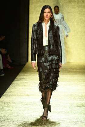 Milan, Milan Women s Fashion Week: Fall Winter 2025 - Women s Fashion, Fall Winter 2025.- Luisa Spagnoli fashion show - catwalk. in the photo: model  Copyright: xSimonaxChiocciax xipa-agency.netx xSimonaxChiocciax IPA_Agency_IPA54763941