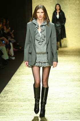 Milan, Milan Women s Fashion Week: Fall Winter 2025 - Women s Fashion, Fall Winter 2025.- Luisa Spagnoli fashion show - catwalk. in the photo: model  Copyright: xSimonaxChiocciax xipa-agency.netx xSimonaxChiocciax IPA_Agency_IPA54763981
