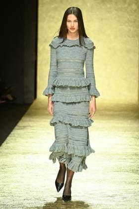 Milan, Milan Women s Fashion Week: Fall Winter 2025 - Women s Fashion, Fall Winter 2025.- Luisa Spagnoli fashion show - catwalk. in the photo: model  Copyright: xSimonaxChiocciax xipa-agency.netx xSimonaxChiocciax IPA_Agency_IPA54763984