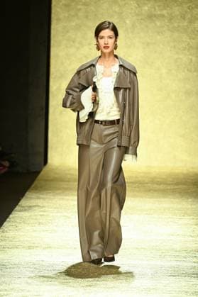 Milan, Milan Women s Fashion Week: Fall Winter 2025 - Women s Fashion, Fall Winter 2025.- Luisa Spagnoli fashion show - catwalk. in the photo: model  Copyright: xSimonaxChiocciax xipa-agency.netx xSimonaxChiocciax IPA_Agency_IPA54763998