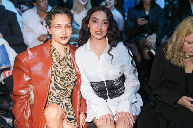 Milan, Milan Women s Fashion Week: Fall Winter 2025 26 - Women s Fashion, Fall Winter 2025 26 - Aniye Records fashion show - front row in the photo: Daria Riyaaa Dash Silvia Cesana Alias Sissi  Copyright: xRiccardoxGIordanox xipa-agency.netx xRiccardoxGiordanox IPA_Agency_IPA54765547