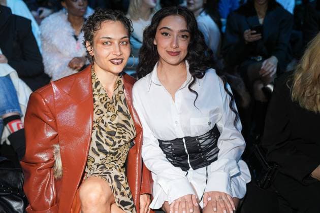 Milan, Milan Women s Fashion Week: Fall Winter 2025 26 - Women s Fashion, Fall Winter 2025 26 - Aniye Records fashion show - front row in the photo: Daria Riyaaa Dash Silvia Cesana Alias Sissi  Copyright: xRiccardoxGIordanox xipa-agency.netx xRiccardoxGiordanox IPA_Agency_IPA54765550