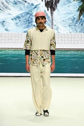 Milan, Milan Women s Fashion Week: Fall Winter 2025 - Women s Fashion, Fall Winter 2025.- Fiorucci fashion show - catwalk. in the photo: model  Copyright: xSimonaxChiocciax xipa-agency.netx xSimonaxChiocciax IPA_Agency_IPA54766224