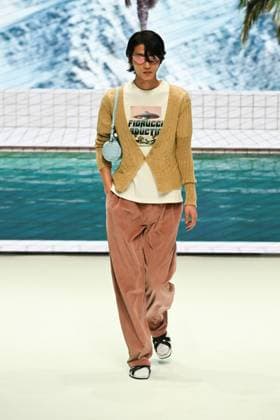 Milan, Milan Women s Fashion Week: Fall Winter 2025 - Women s Fashion, Fall Winter 2025.- Fiorucci fashion show - catwalk. in the photo: model  Copyright: xSimonaxChiocciax xipa-agency.netx xSimonaxChiocciax IPA_Agency_IPA54766267
