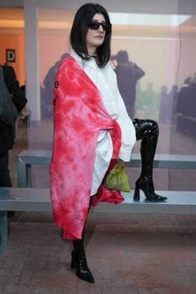 Milan, Milan Women s Fashion Week: Fall Winter 2025 26 - Women s Fashion, Fall Winter 2025 26 - MSGM fashion show - front row in the photo: Valentina Siragusa  Copyright: xRiccardoxGIordanox xipa-agency.netx xRiccardoxGiordanox IPA_Agency_IPA54768286