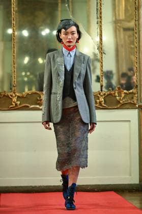 Milan, Milan Women s Fashion Week: Fall Winter 2025 - Women s Fashion, Fall Winter 2025.- Hui fashion show - catwalk. in the photo: model  Copyright: xSimonaxChiocciax xipa-agency.netx xSimonaxChiocciax IPA_Agency_IPA54783446