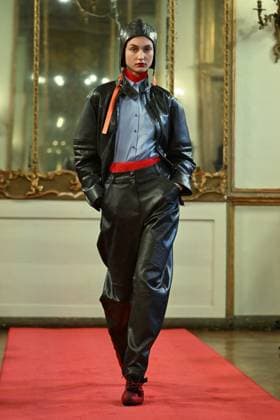 Milan, Milan Women s Fashion Week: Fall Winter 2025 - Women s Fashion, Fall Winter 2025.- Hui fashion show - catwalk. in the photo: model  Copyright: xSimonaxChiocciax xipa-agency.netx xSimonaxChiocciax IPA_Agency_IPA54783486