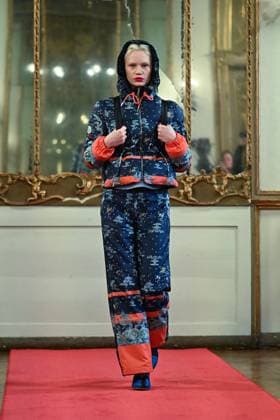 Milan, Milan Women s Fashion Week: Fall Winter 2025 - Women s Fashion, Fall Winter 2025.- Hui fashion show - catwalk. in the photo: model  Copyright: xSimonaxChiocciax xipa-agency.netx xSimonaxChiocciax IPA_Agency_IPA54783539