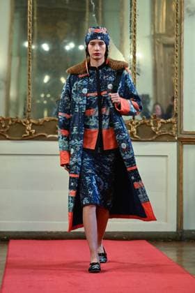 Milan, Milan Women s Fashion Week: Fall Winter 2025 - Women s Fashion, Fall Winter 2025.- Hui fashion show - catwalk. in the photo: model  Copyright: xSimonaxChiocciax xipa-agency.netx xSimonaxChiocciax IPA_Agency_IPA54783547