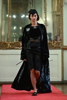 Milan, Milan Women s Fashion Week: Fall Winter 2025 - Women s Fashion, Fall Winter 2025.- Hui fashion show - catwalk. in the photo: model  Copyright: xSimonaxChiocciax xipa-agency.netx xSimonaxChiocciax IPA_Agency_IPA54783570