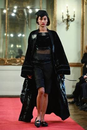 Milan, Milan Women s Fashion Week: Fall Winter 2025 - Hui Fashion Show - Catwalk Milan, Milan Women s Fashion Week: Fall Winter 2025 - Women s Fashion, Fall Winter 2025.- Hui fashion show - catwalk. in the photo: model MILAN Italy  Copyright: xIPA ABACAx