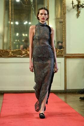 MFW - Hui Runway Models walks for Hui fashion show during Milan Fashion Week in Milan, Italy on March 2, 2025. Photo by Simona Chioccia IPA ABACAPRESS.COM Milan Italy  Copyright: xChiocciaxSimona IPA ABACAx