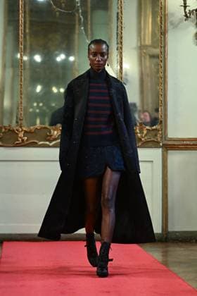 MFW - Hui Runway Models walks for Hui fashion show during Milan Fashion Week in Milan, Italy on March 2, 2025. Photo by Simona Chioccia IPA ABACAPRESS.COM Milan Italy  Copyright: xChiocciaxSimona IPA ABACAx